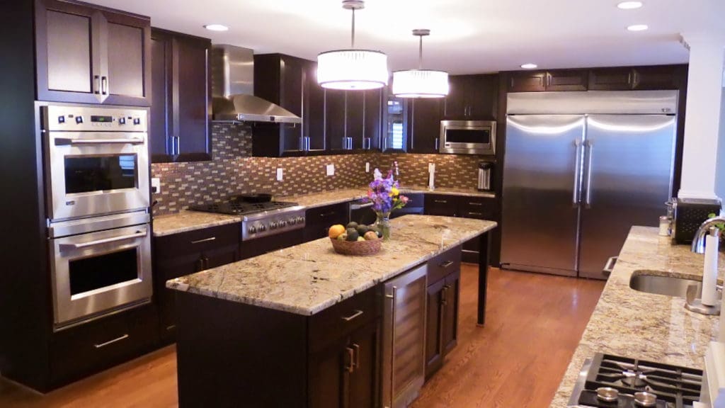 Home Office Cherry Cabinets Gaithersburg MD Extraordinary Baltimore Kitchen Remodeling Style Home Office Cherry Cabinets Gaithersburg MD Extraordinary Baltimore Kitchen Remodeling Style