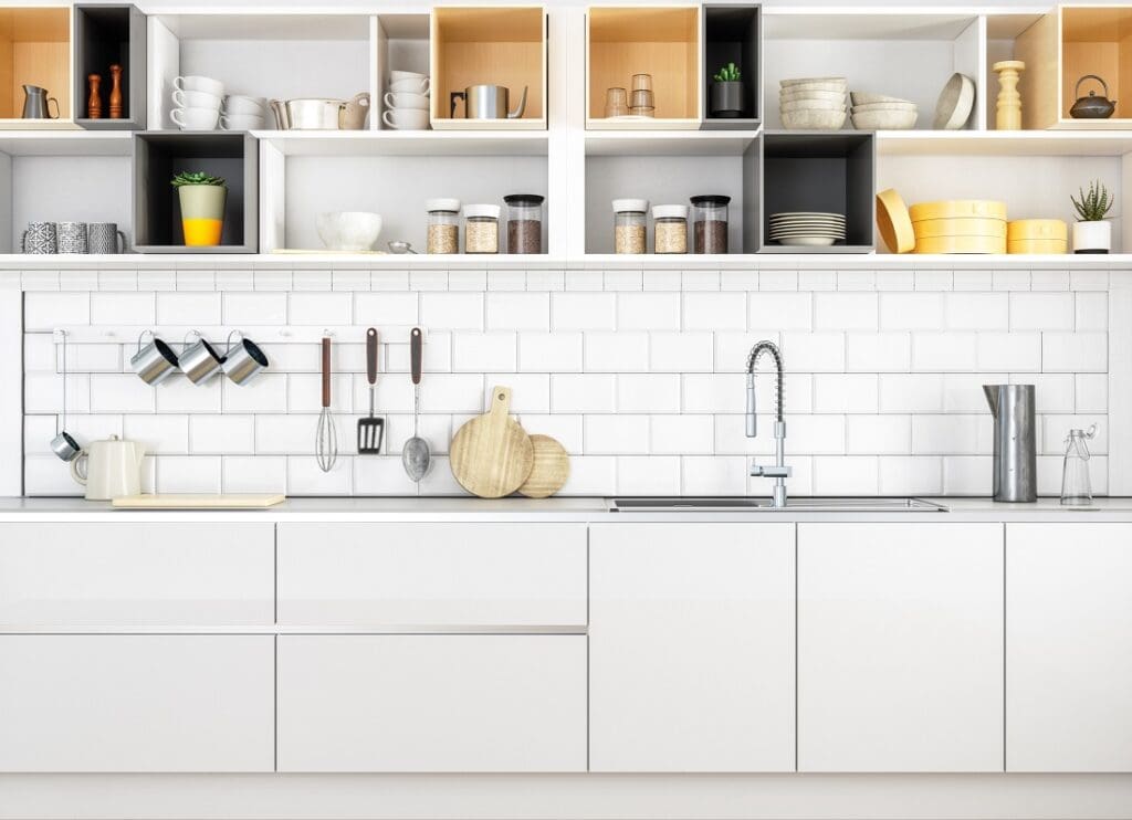 doorless kitchen cabinets in Mt Airy Maryland